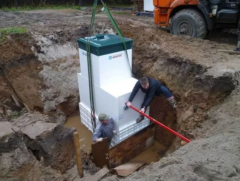 Шеф-монтаж септика в Высоцке
